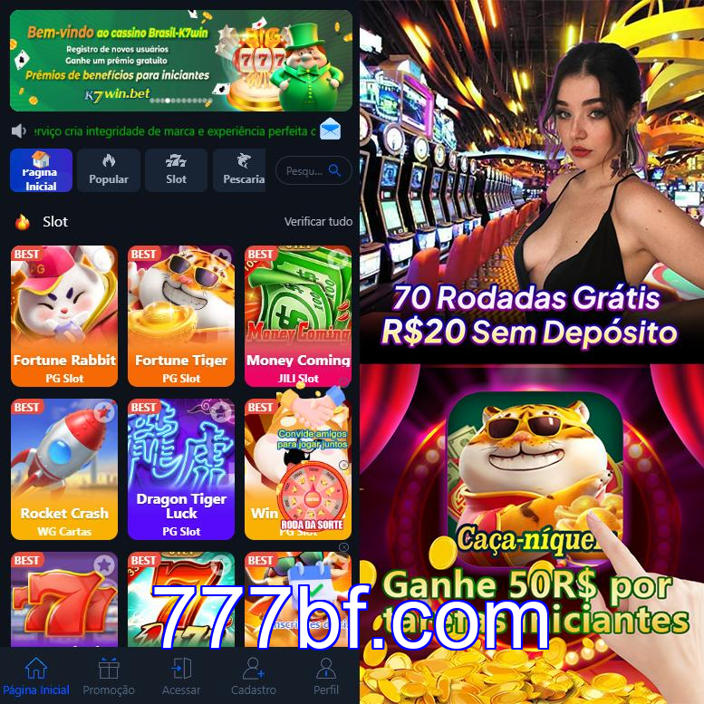 Cadastro no 777bf: Comece com um Bônus de Boas-vindas!